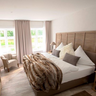 buesum-ferienwohnung-schlafzimmer - Weisse Villa am MeerWeisse Villa am