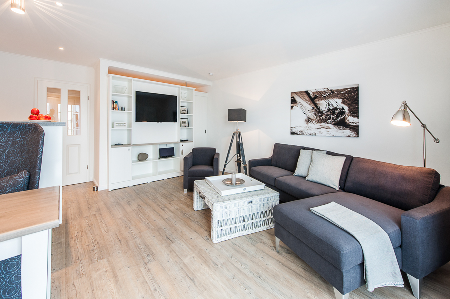 Couch Appartement Promenadendeck - Weisse Villa am Meer
